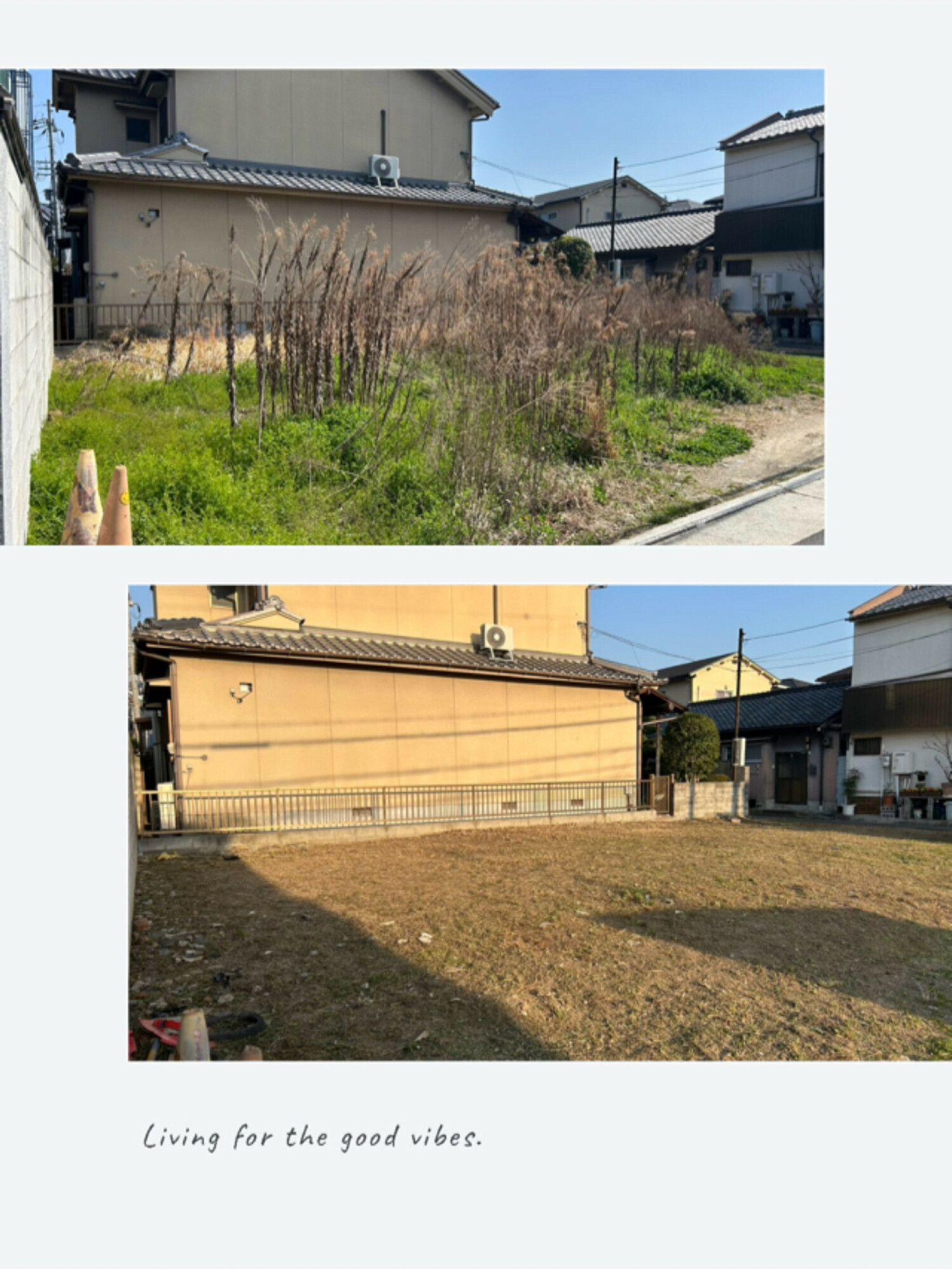 空き地の草抜き　やってます！