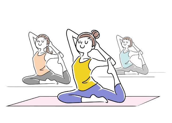 ウォーキングやヨガなど全身運動